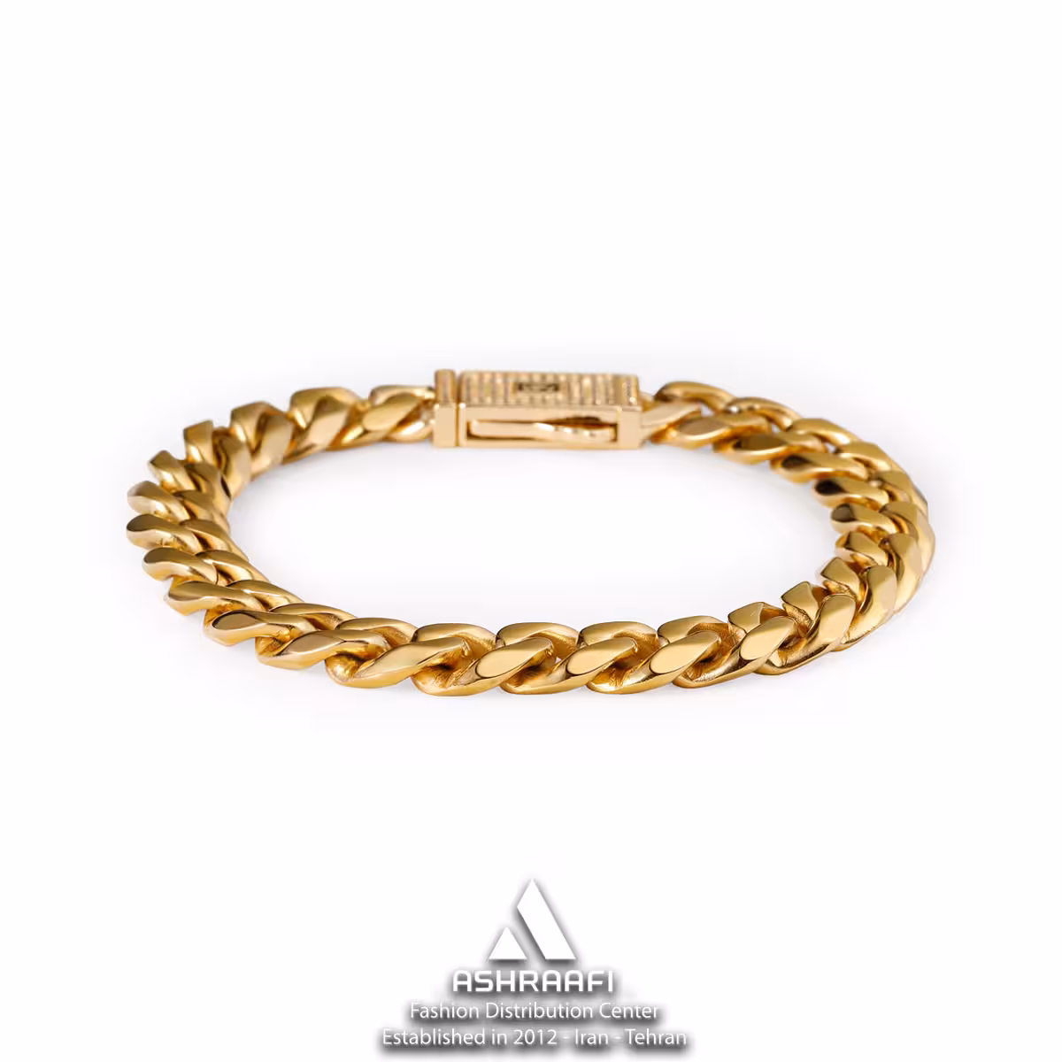 دستبند زنجیری طلایی Monaco Chain Bracelet G1