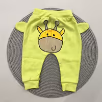 شلوار گوشدار سبز زرافه چیاکو