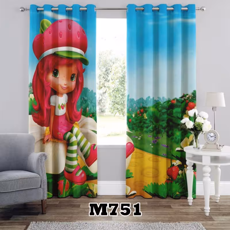 پرده سه بعدی طرح کودک