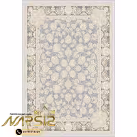 فرشینه فرش افشان طرح روژین رنگ طوسی کد 9008 | نارسیس کارپت