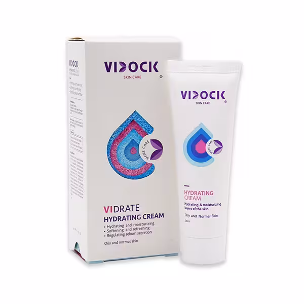 کرم آبرسان پوست چرب ویدوک 50 میلی لیتر | Vidock Moisturizing Cream for Oily Skin 50 ml