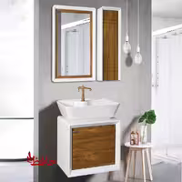 روشویی کابینتی آویتا مدل ساترون قهوه ای