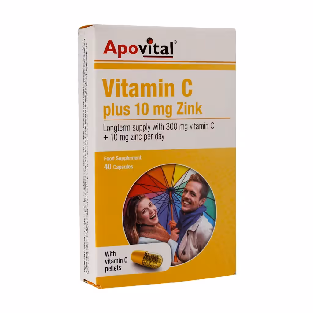 اپوویتال کپسول ویتامین ث زینک پلاس10/جعبه ای