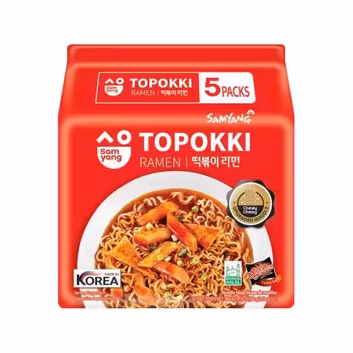 سس فلفلی رامن سایمانگ به سبک کره ای Samyang