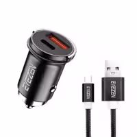 شارژر فندکی 20 وات اِیزن مدل EC-C1 به همراه کابل تبدیل USB-C | کالا مکس