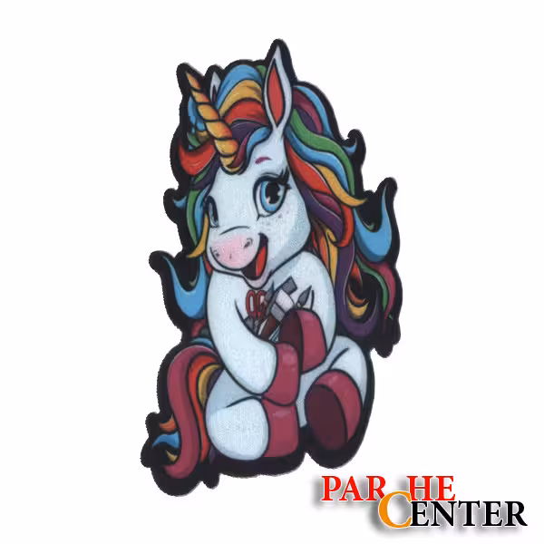 استیکر اتویی لباس مدل اسب تک شاخ