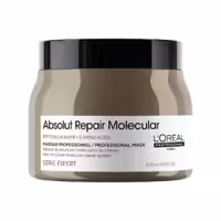 ماسک مو داخل حمام موهای اسیب دیده و خشک لورال پروفشنال مدل Absolut Repair Molecular حجم 500 میل