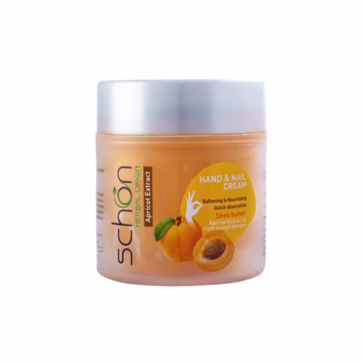 کرم دست و ناخن شون حاوی عصاره زردآلو کاسه ای شون – Schon
