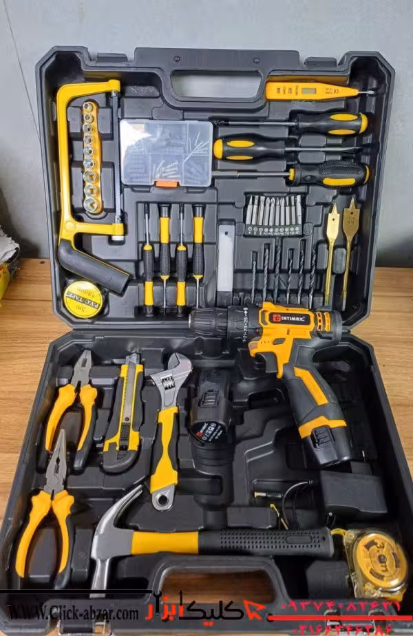 مجموعه 100 عددی دریل شارژی اینتیمکس