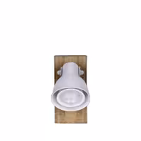 لامپ دیوارکوب راهرو کلاسیک بدنه سفید چوبی یک شعله لامپ‌خور لوکسی نور کد W100/1