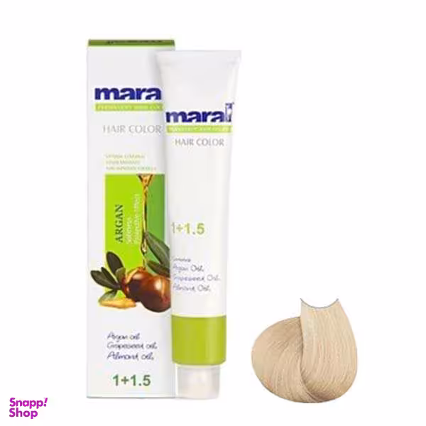 رنگ مو مارال (Maral) مدل Highlight شماره 1201 حجم 100 میلی لیتر رنگ عاج فیلی