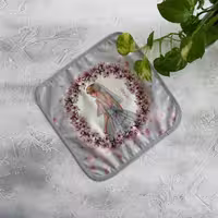 دستمال تنظیف مخمل حنانه - طرح 66