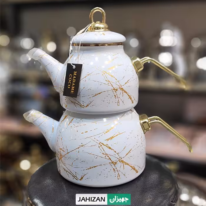 کتری و قوری لعابی مادام کوکو مدل MC241