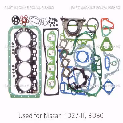 واشر کامل موتور لیفتراک نیسان مدل Nissan TD27-II, BD30