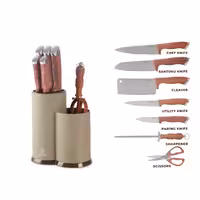 سرویس چاقو آشپزخانه لایف اسمایل مدل NSEL 3 1