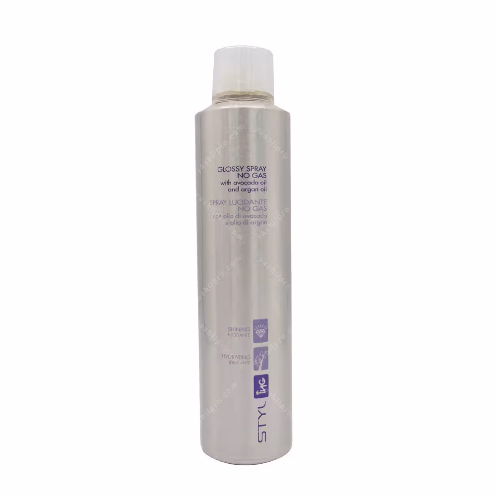 اسپری حالت دهنده و براق کننده مو ING مدل GLOSSY SPRAY حجم 250میلی لیتر