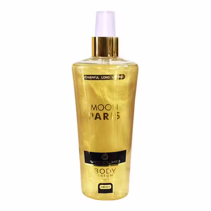بادی اسپلش شاین دار وودلایک مدل مون پاریس Body Splash Woodlike Moon Paris