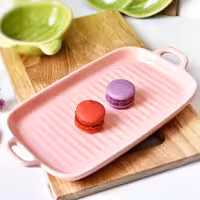 تابه گریل مستطیل دو دسته سرامیکی 172131