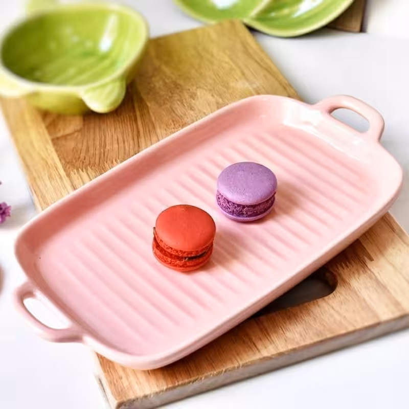 تابه گریل مستطیل دو دسته سرامیکی 172131