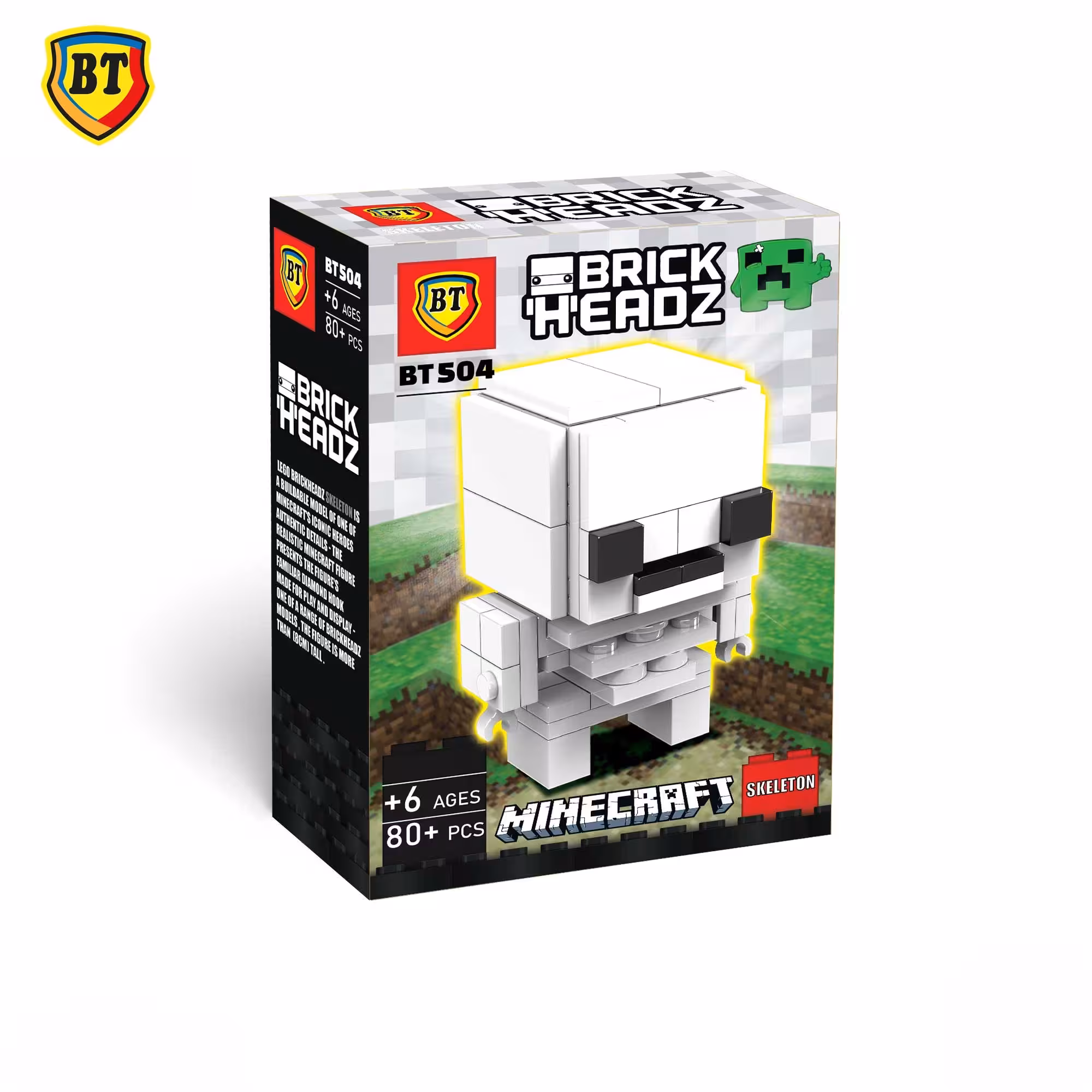 لگو ماینکرفت بریک هدز اسکلت BT504