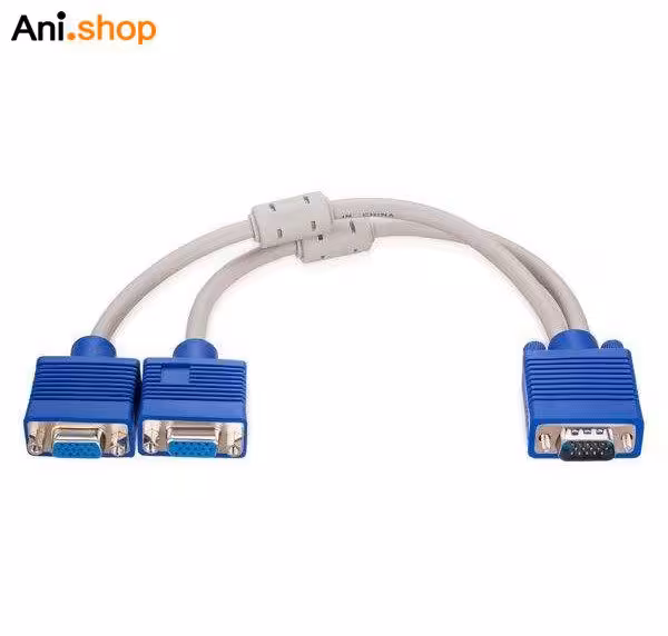 تبدیل 1به 2 مانیتور کابلی کد 983