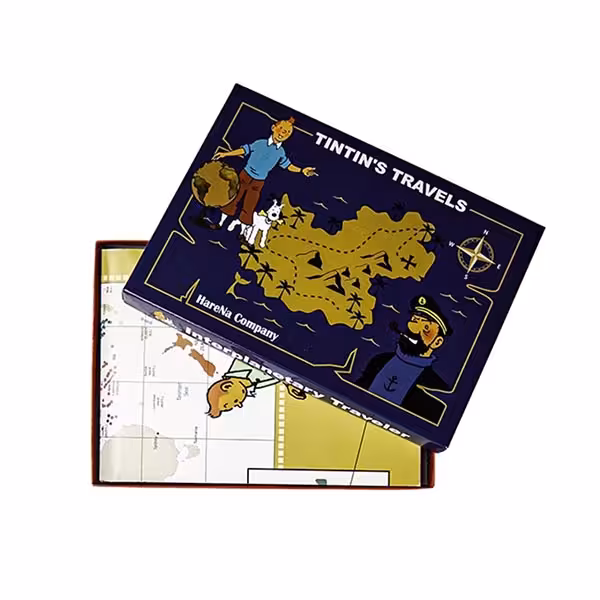 نقشه سفرهای تن تن