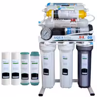 دستگاه تصفیه کننده آب آکوآ اسپرینگ مدل NF3800 به همراه فیلتر مدل 01 مجموعه 4 عددی