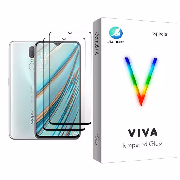 محافظ صفحه نمایش جانبو مدل Viva Glass MIX002 مناسب برای گوشی موبایل اوپو A9 بسته دو عددی