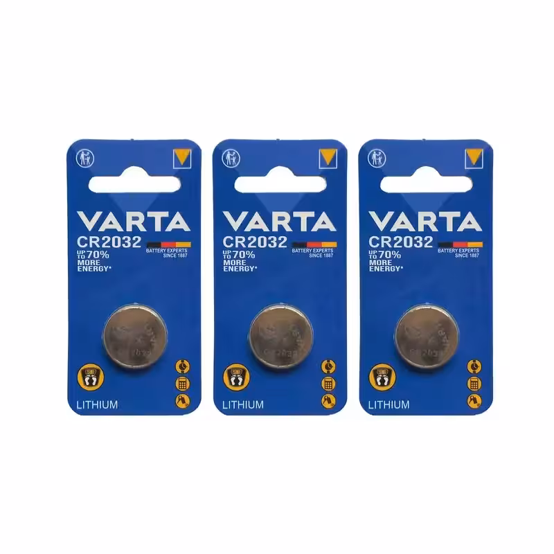 باتری سکه ای وارتا مدل CR2032 بسته سه عددی