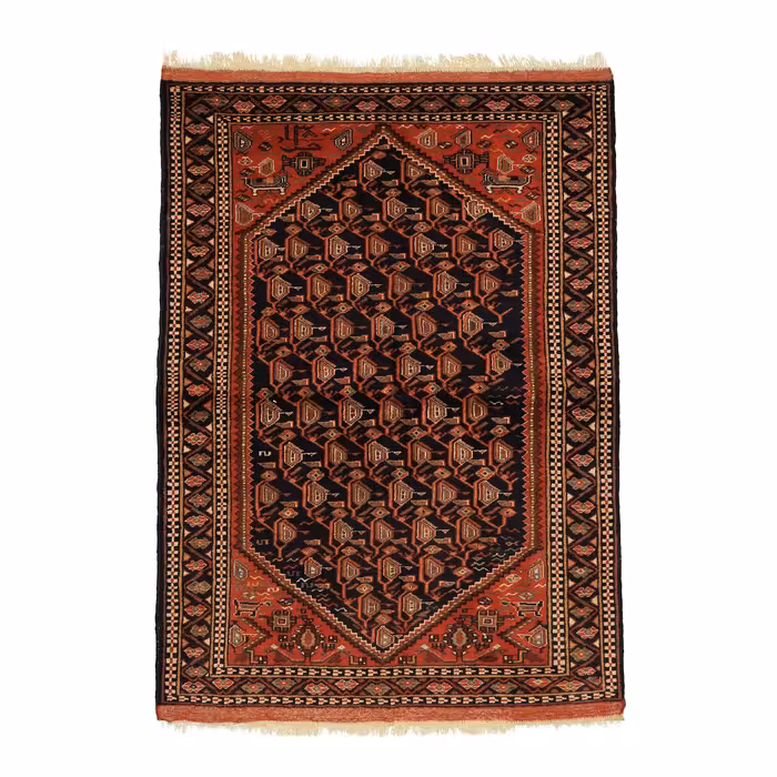 فرش دستباف دو متری طرح واگیره کد 4040488