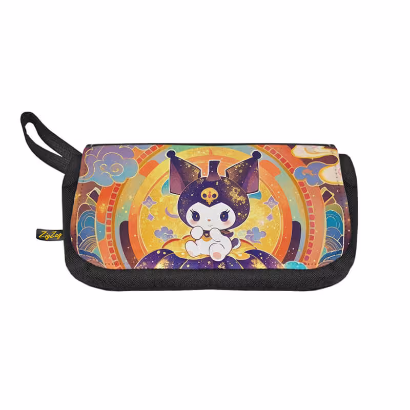 خرید و قیمت جامدادی زیگ زاگ طرح کرومی کد 6851