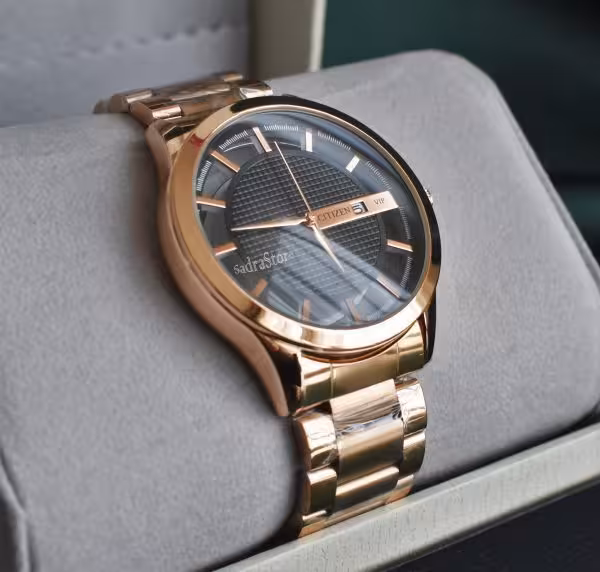 CITIZEN VIP C5138 موتور ژاپن سیتیزن VIP آنتی مغناطیس ،، فول استیل ،، بند وقاب مسی باشیشه کریستال