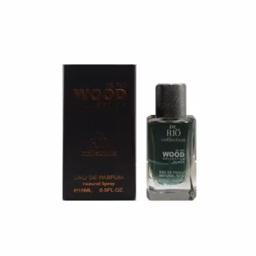 عطر ادکلن مردانه دیسکوارد ریو کالکشن مدل ریو وود مشکی (Rio Wood Black) حجم 15 میل