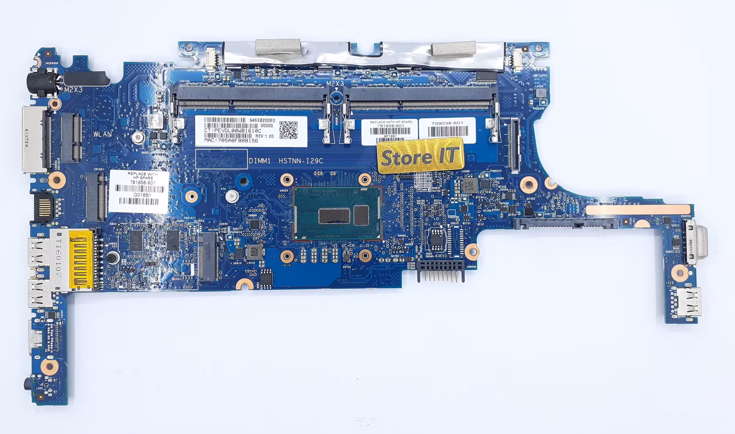 مادربرد لپ تاپ اچ پی EliteBook 820 G2 I7-5 بدون گرافیک - فروشگاه اینترنتی استور آی تی