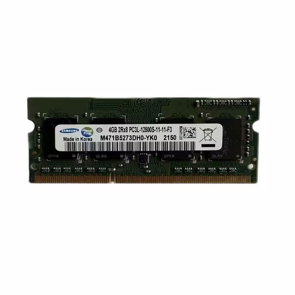 رم لپ تاپ  ddr3L تک کاناله 1600 مگاهرتز cl11 سامسونگ مدل pc3L-12800 ظرفیت 4 گیگابایت | کالا مکس