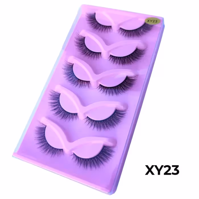 مژه 5 جفتی روباهی فاکس کد XY23