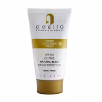 کرم ضد آفتاب فاقد چربی بژ طبیعی SPF50 ادلیو