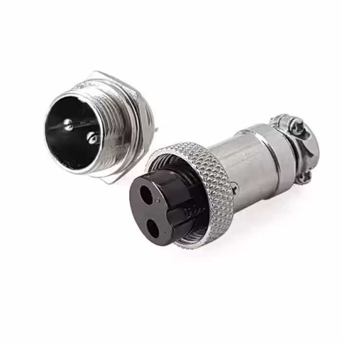 کانکتور متال نظامی 2PIN GX16