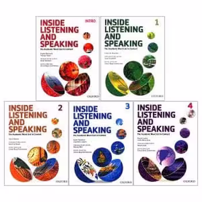 مجموعه 5 جلدی Inside Listening and speaking انتشارات Oxford