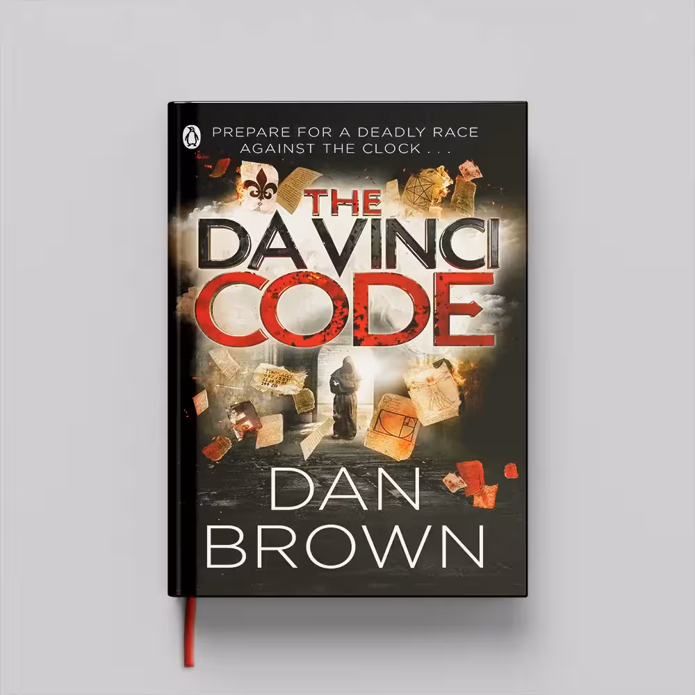 کتاب The Da Vinci Code جلد سخت (HARDCOVER)