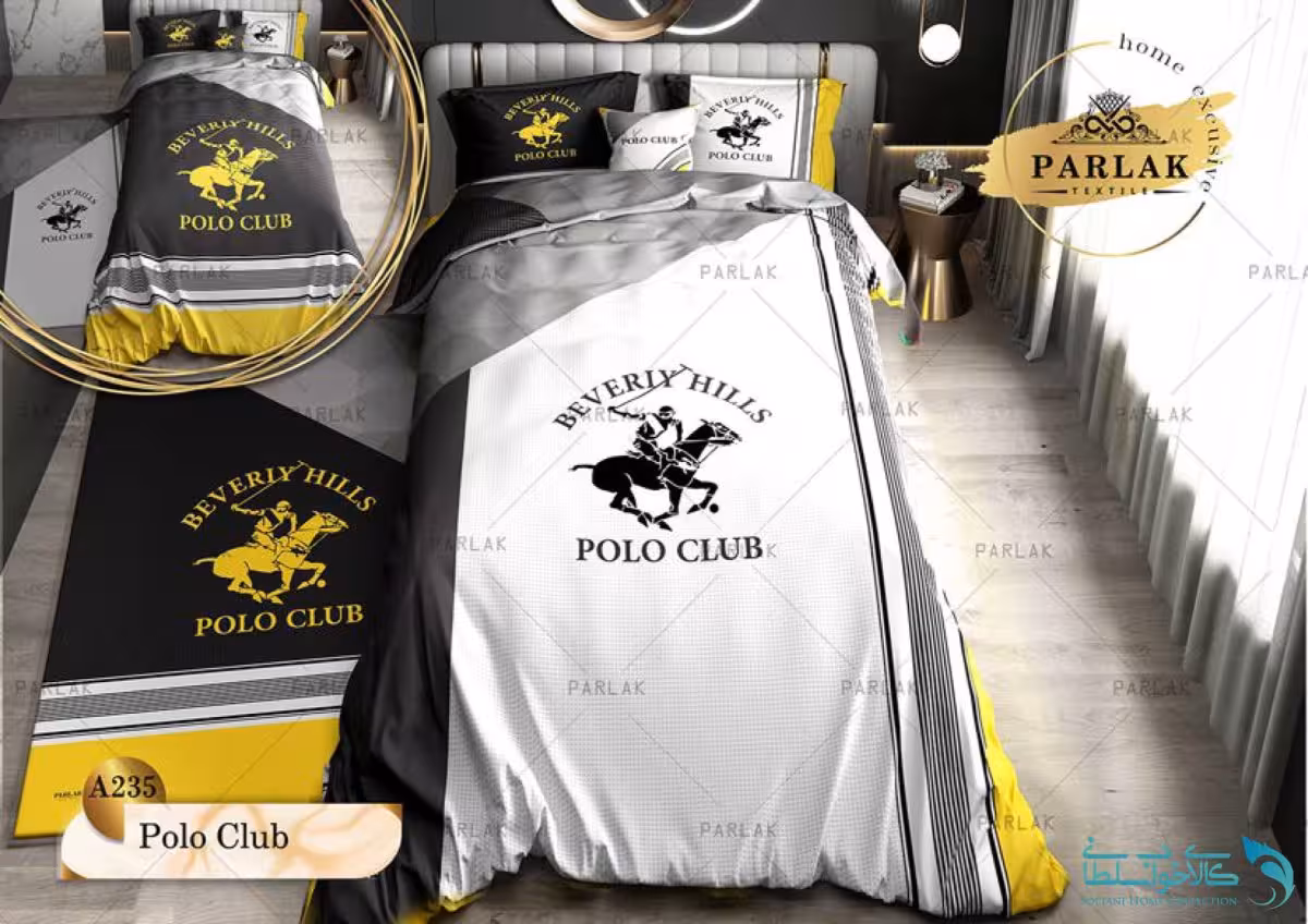 روتختی طرح Polo Club یک نفره کد A235