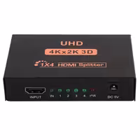 تبدیل دستگاه 1 به 4 HDMI اسپلیتر 4K