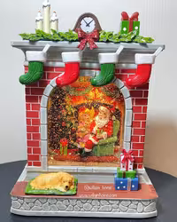 موزیک باکس شومینه بابانوئل کریسمس