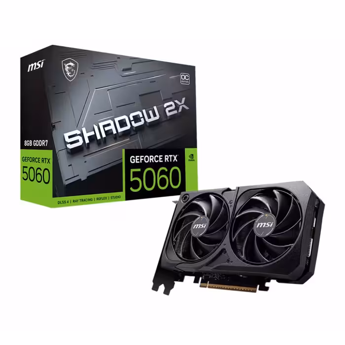 کارت گرافیک MSI RTX 5060 8G Shadow 2X OC