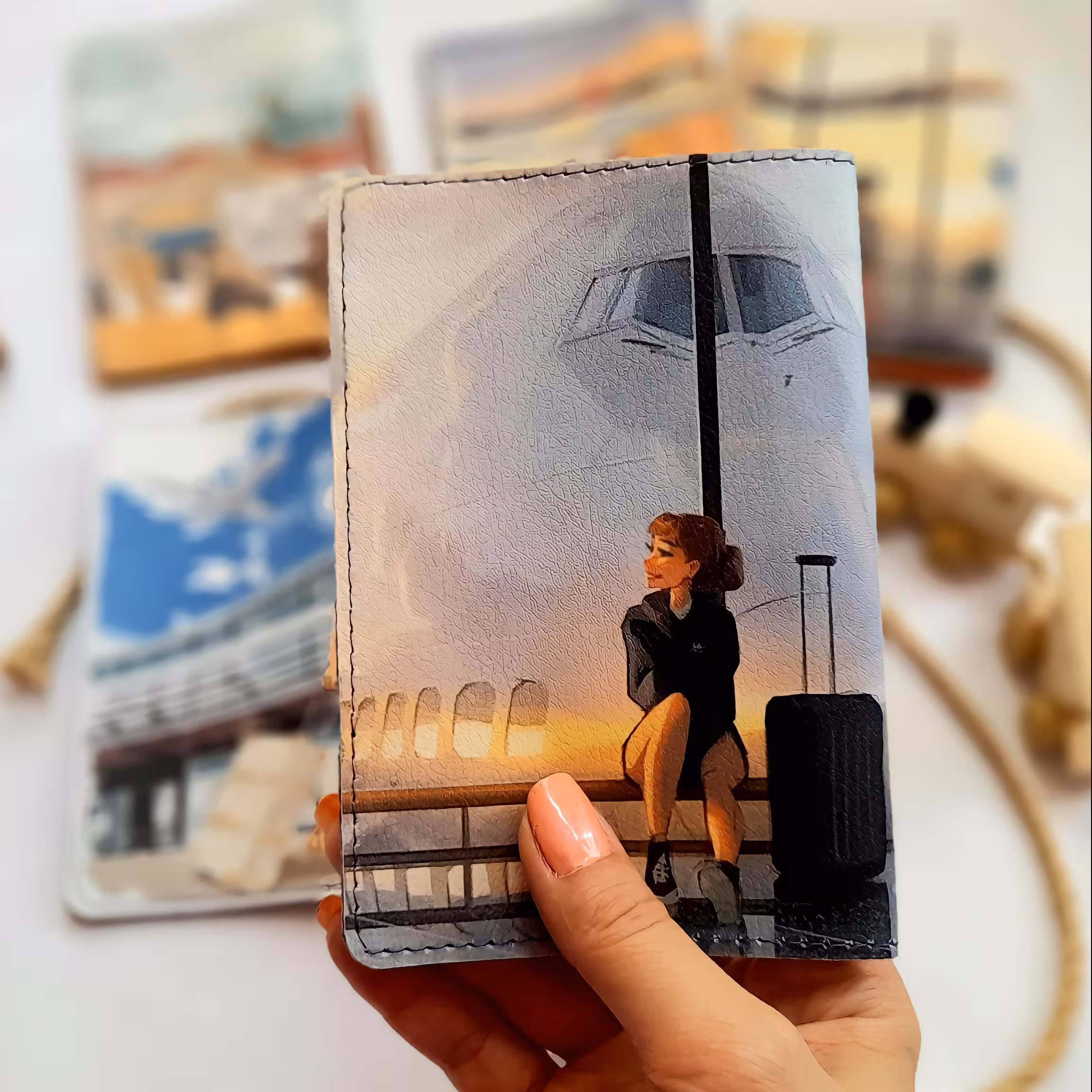 جلد شناسنامه / پاسپورت فانتزی طرح ترول 2