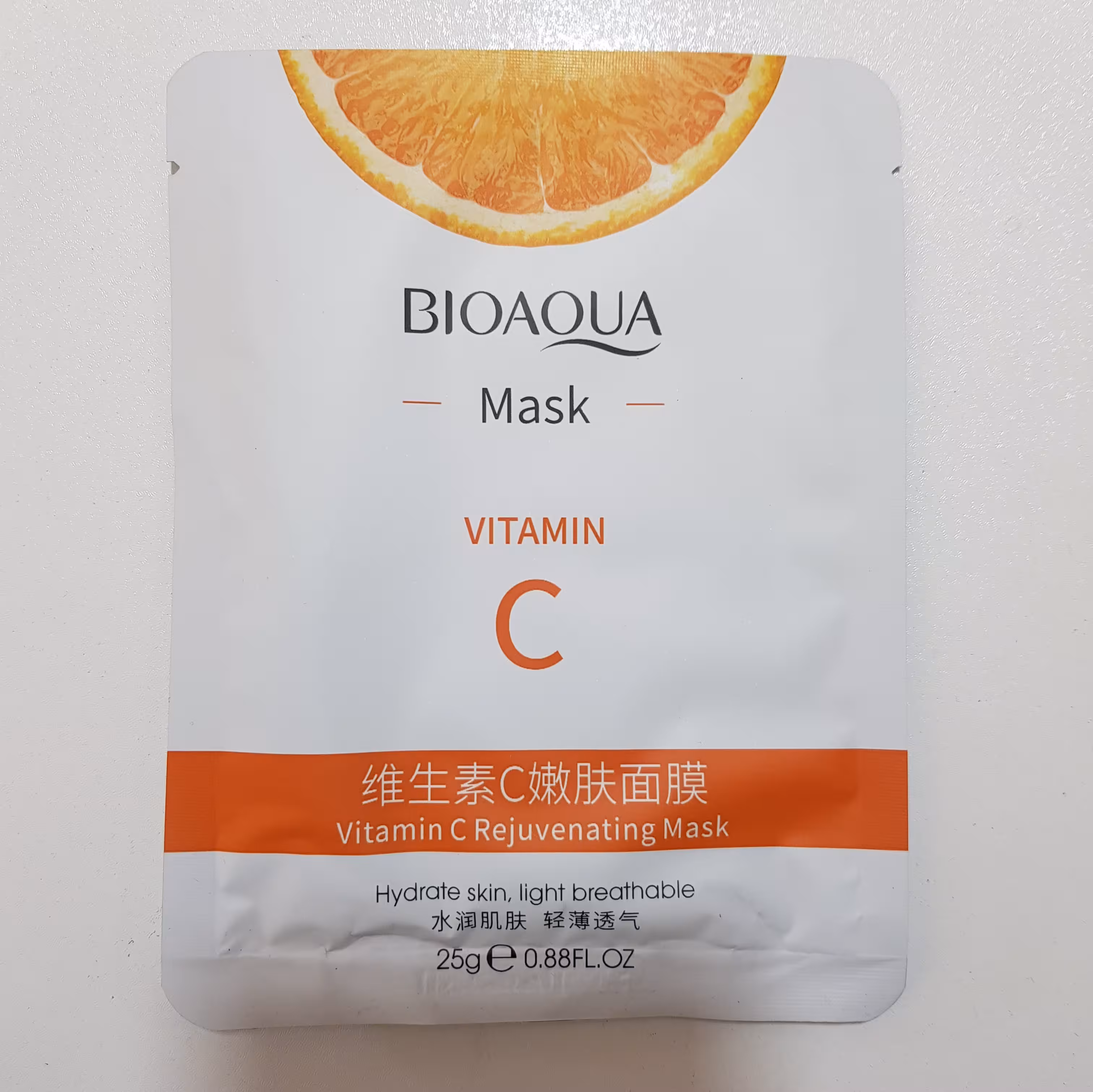 ماسک ورقه ای صورت ویتامین سی بیوآکوا