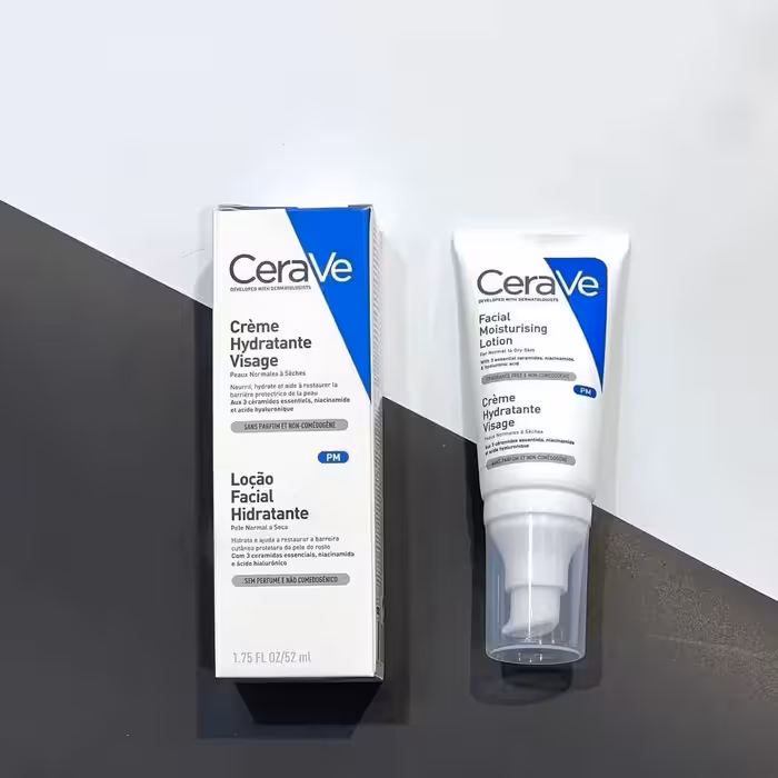 کرم شب مرطوب کننده و آبرسان سراوی Cerave اصل حجم 52 میل | حاوی سرامید، نیاسینامید، هیالورونیک اسید