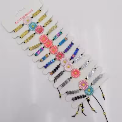 دستبند حدید وسط بابونه