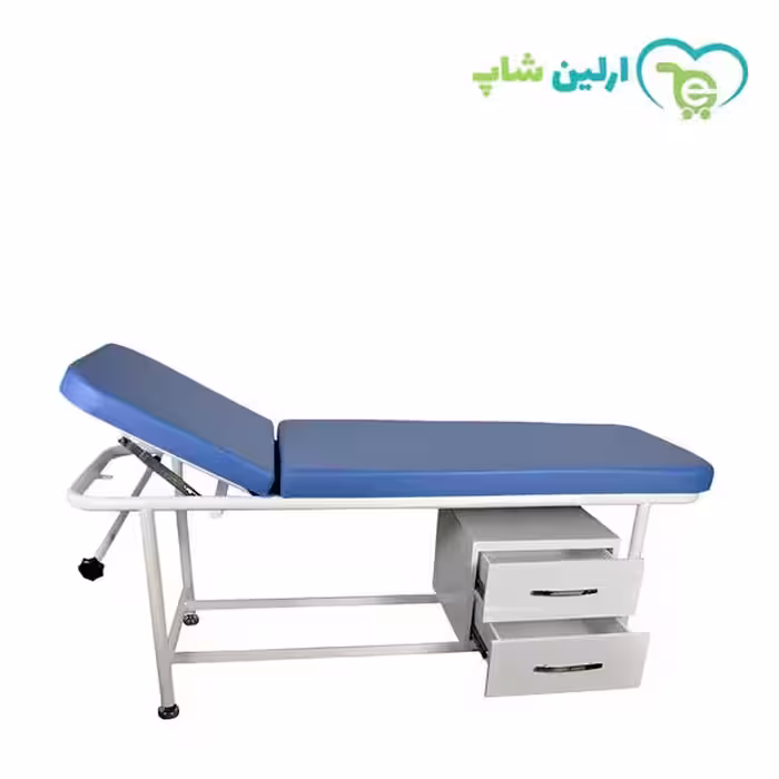 تخت معاینه یک شکن کشودار