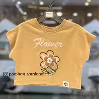 تیشرت کراپ بیسیک نوزاد قواره باکسی 1 تا 5 سال